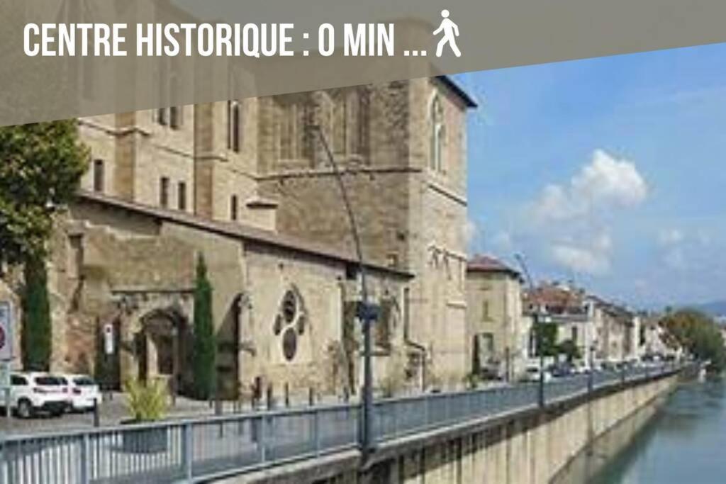 La Chaumiere, Centre Historique, Fibre, Ess, Rez-De-Chaussee, Bedinshop Romans-sur-Isere Exterior photo